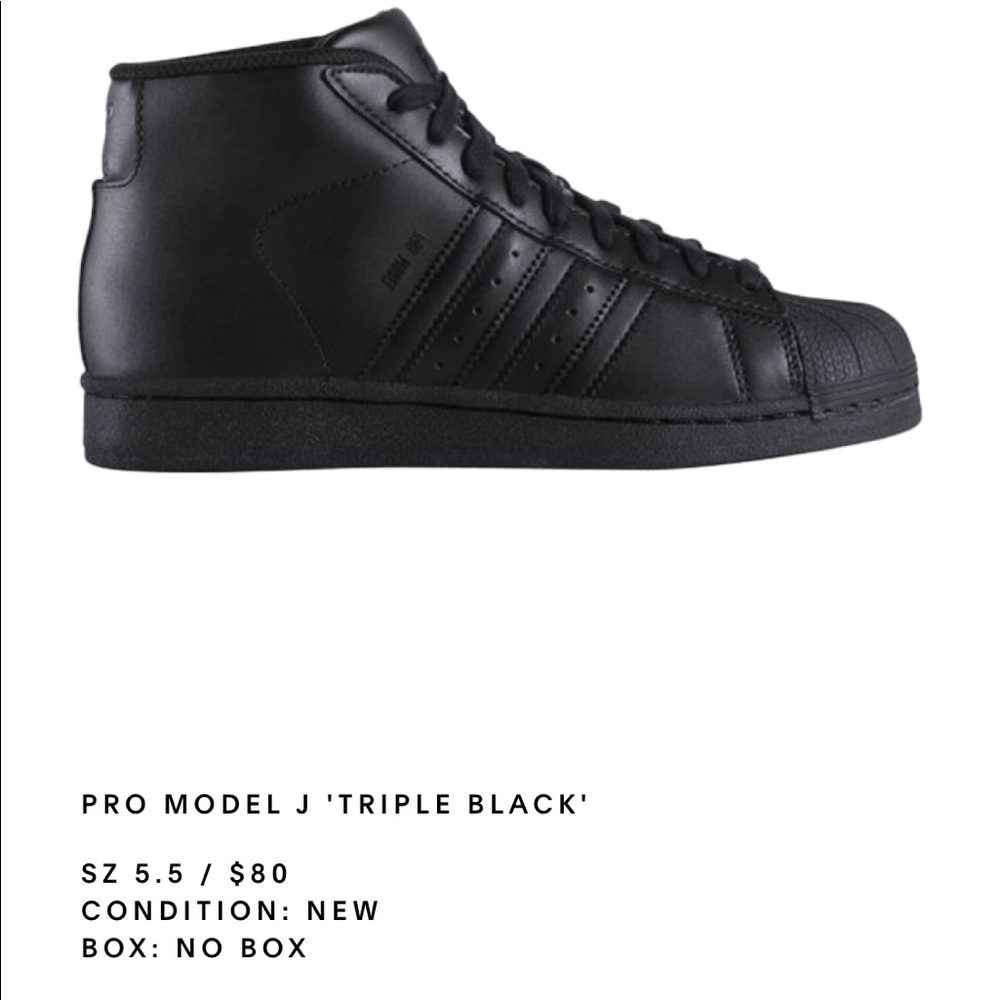 ADIDAS PRO MODEL J “TRIPLE BLACK”